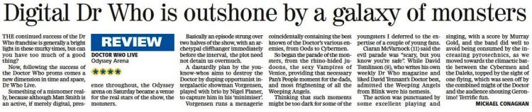 2010-11-08 Belfast Telegraph.jpg