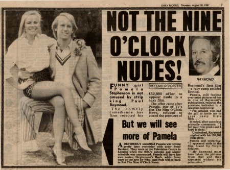 Topless pamela stephenson Pamela Stephenson